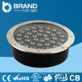 Zhejiang IP67 Acero inoxidable impermeable + Die Casting Aluminio 9x1W CREE Chips DC24V LED Inground Luz RGB